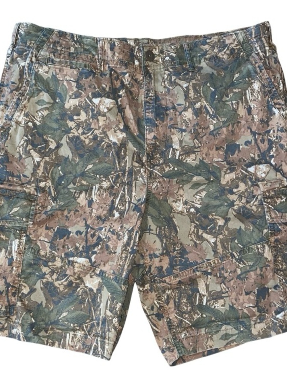 American Eagle Shorts Mens 36 Camo Flex Lived In Cargo Short 10" Adjustable (D)